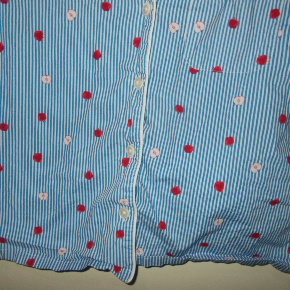 J. Crew Factory Pajama Top Multi Color Size Extra… - image 3